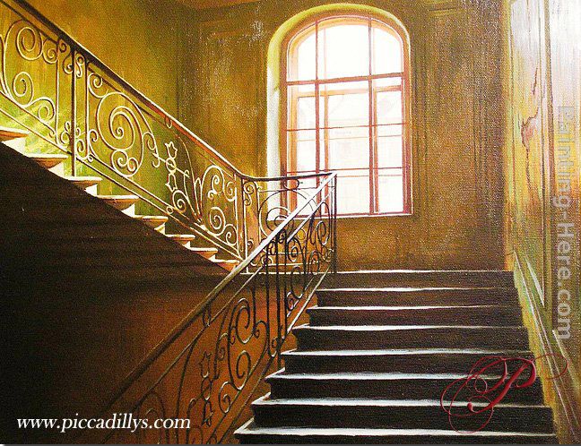 648x498 Painting Of Stairs - Painting Of Stairs