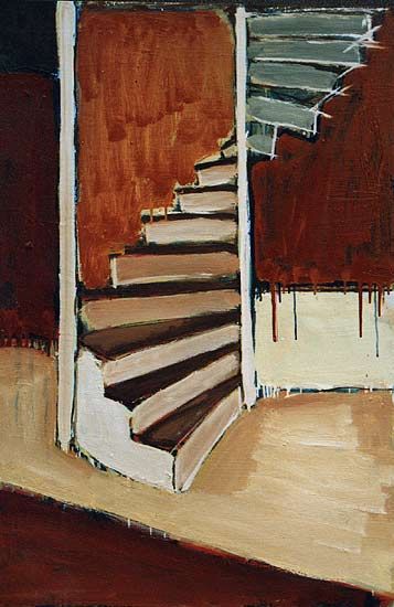 357x550 Staircase - Painting Of Stairs