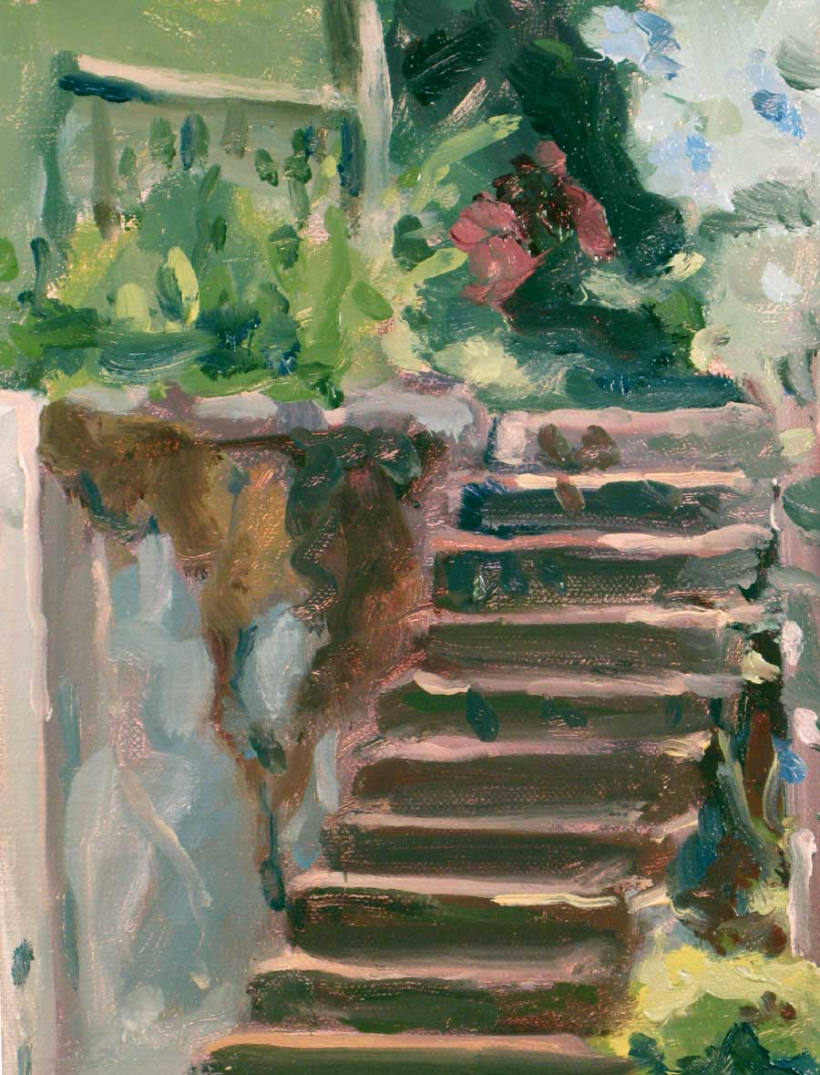 900x1179 Stairway Pa Bill Sharp Paintings Blog - Painting Of Stairs