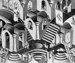 300x253 Brimful Of Escher How To Make More Space For Your Business - Painting Of Stairs
