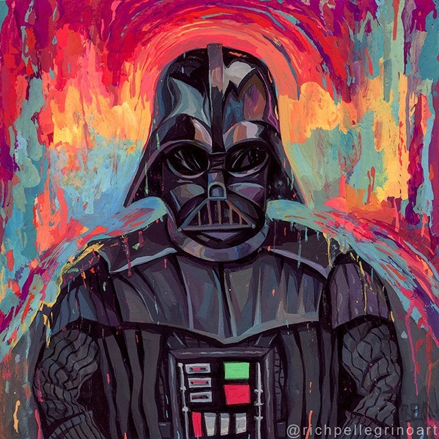 640x640 Must See Star Wars - Painting Of Star Wars