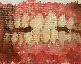 340x270 Teeth Painting Etsy - Painting Of Teeth