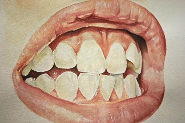 600x400 A Tribute To My Teeth On Behance - Painting Of Teeth