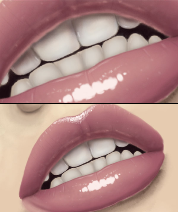 600x717 Fan Extra Network - Painting Of Teeth