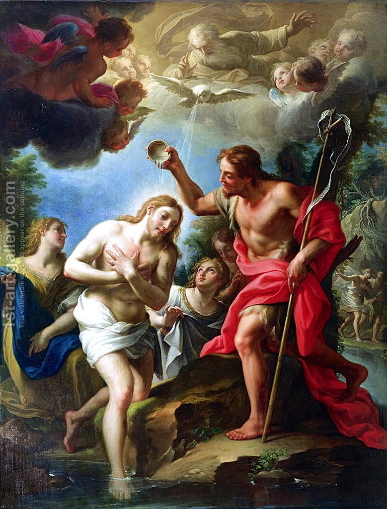 Painting Of The Baptism Of Christ at PaintingValley.com | Explore ...