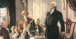 265x136 Scene - Painting Of The Signing Of The Constitution