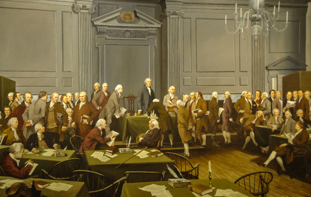 1024x648 Signing Of The Us Constitution Painting - Painting Of The Signing Of The Constitution