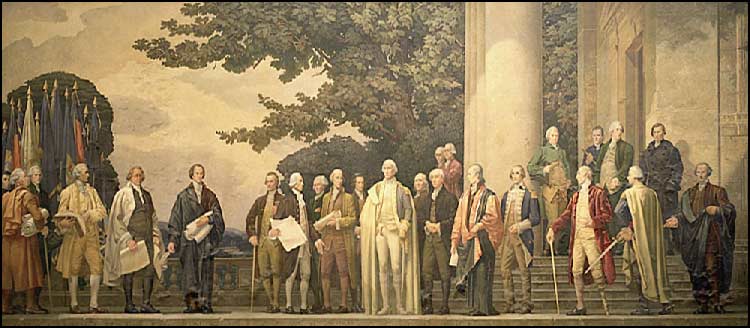 Painting Of The Signing Of The Constitution At PaintingValley.com ...