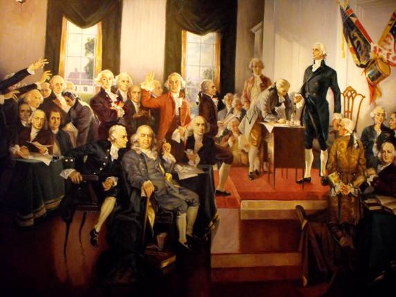 572x429 Painting Of The Signing Of The Declaration ~ Wcdf - Painting Of The Signing Of The Declaration