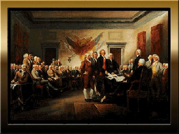 576x432 Painting Of The Signing Of The Declaration Of Independence Chics - Painting Of The Signing Of The Declaration