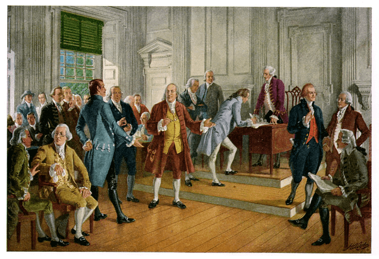 750x513 The Signing Of The Declaration Of Independence Painting Who Wrote - Painting Of The Signing Of The Declaration