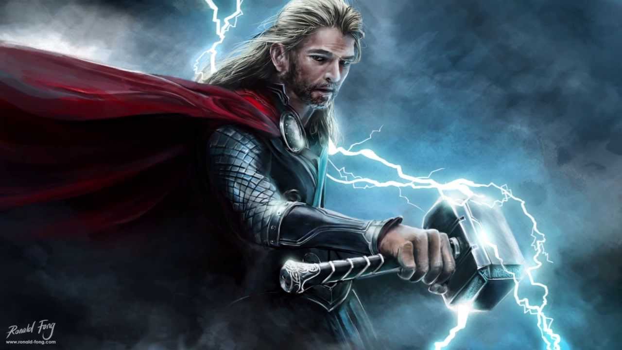 Painting Of Thor At Paintingvalley.com 