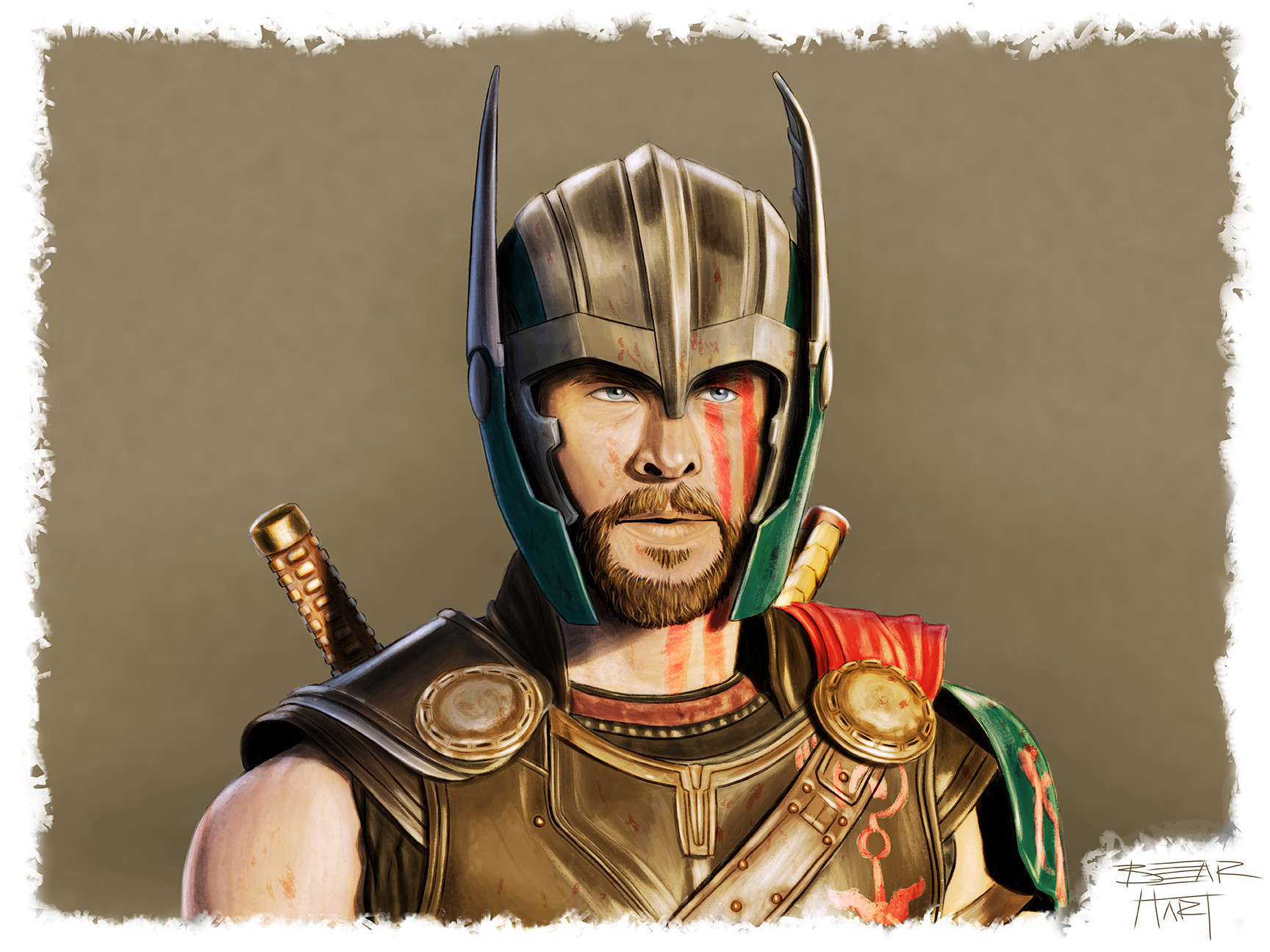 1728x1296 Artstation - Painting Of Thor