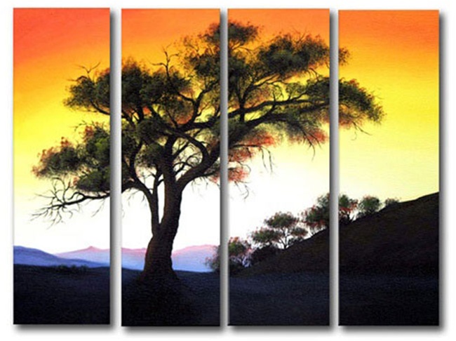 650x486 Paintings Of Trees On Canvas Amp Tree Canvas Art - Painting Of Trees On Canvas