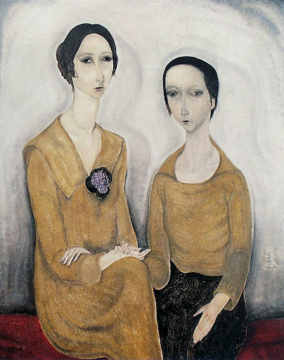 404x512 Two Women, 1918 - Painting Of Two Women