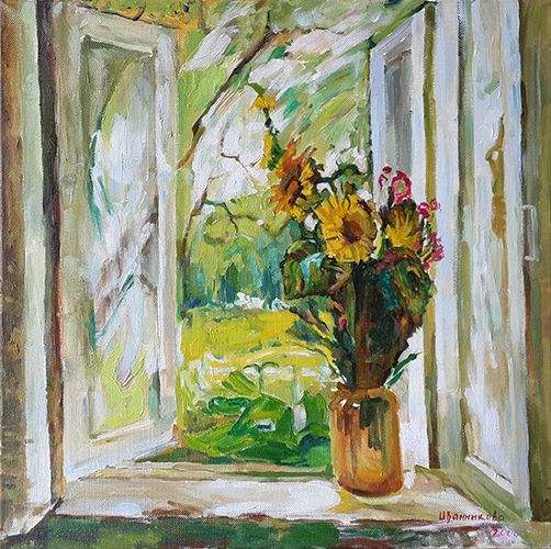 Painting Of Windows at PaintingValley.com | Explore collection of ...