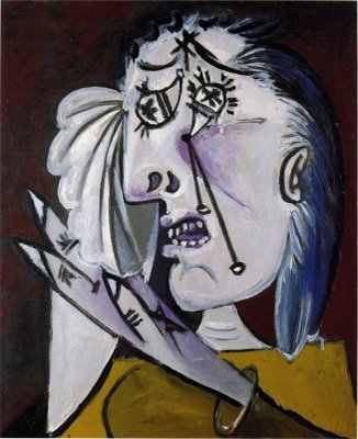 326x400 Artwork By Pablo Picasso - Painting Of Woman Crying