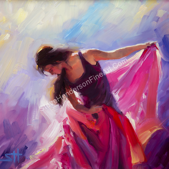 550x550 Steve Henderson - Painting Of Woman Dancing