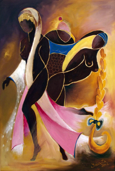 400x593 Women On Dancing Handmade Oil Paintings For Sale! Art Works - Painting Of Woman Dancing