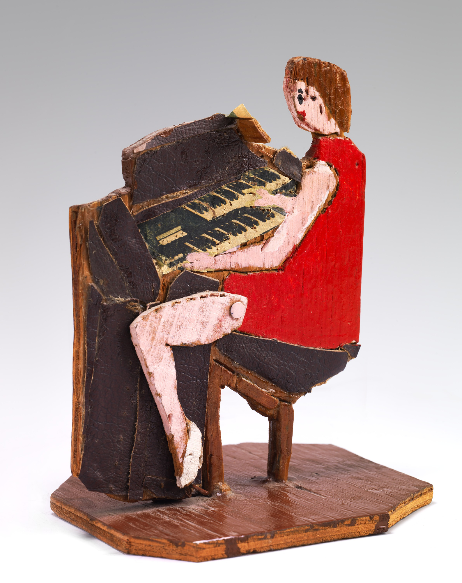 1587x2000 Woman In Red Dress - Painting Of Woman In Red Dress Playing Piano