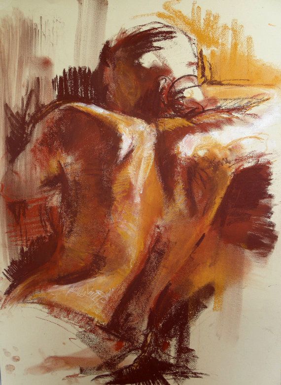 570x780 The 37 Best Abstract Paintings, Figures Images - Painting Of Womans Back