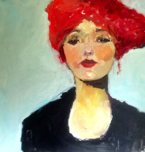 570x599 Female Portrait, Miss B Print From Original Oil Painting Woman - Painting Of Womans Face
