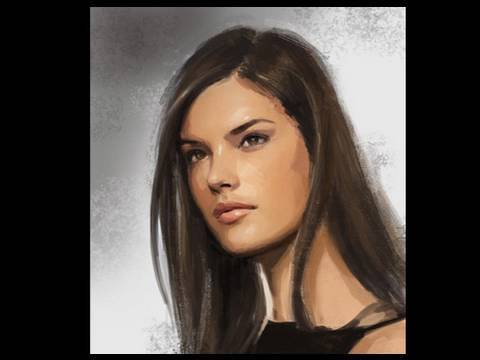 480x360 Draw And Paint Woman Fast Demo - Painting Of Womans Face