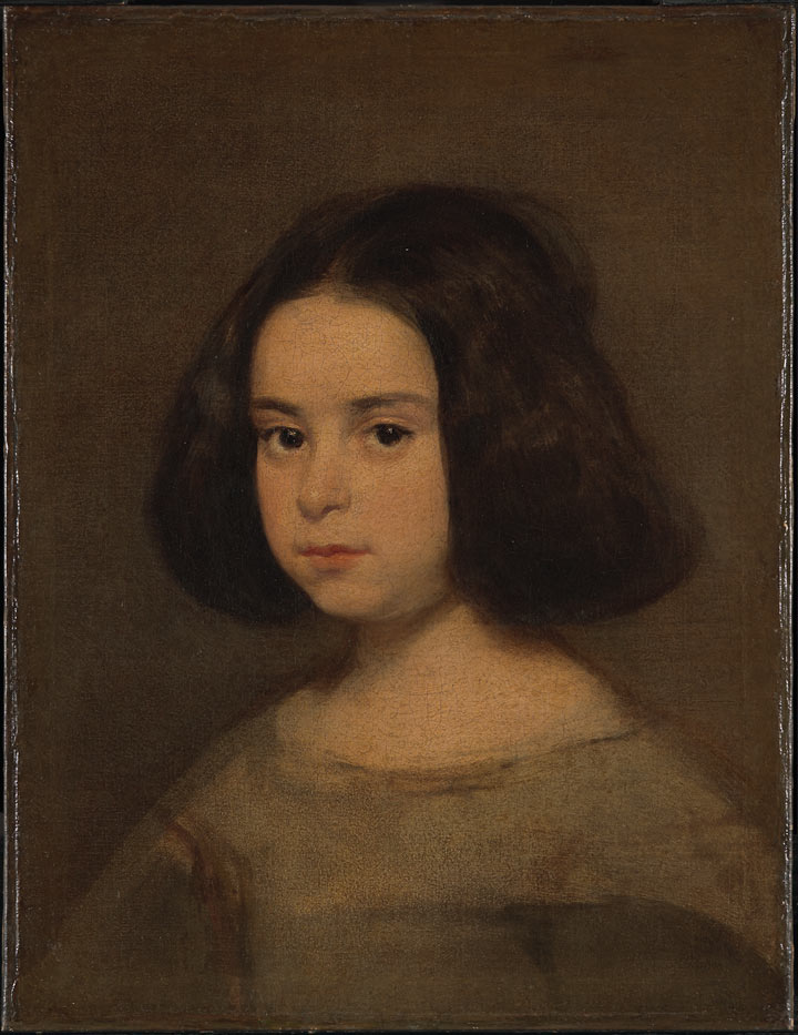 720x933 Portrait Of A Young Girl A Conservator's Approach - Painting Of Young Girl