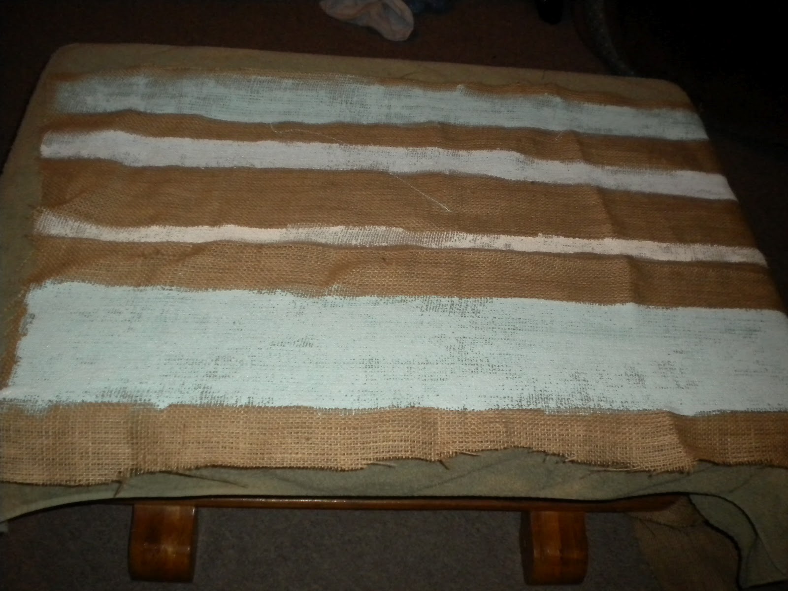 1600x1200 The Dabbling Crafter Diy Sunday Painting Burlap - Painting On Burlap