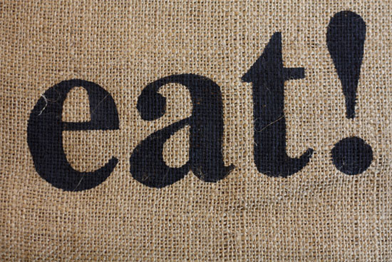 550x367 Burlap Placemat Runners Factory Direct Craft Blog - Painting On Burlap