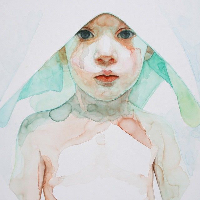 640x640 Immerse Yourself In The New Work Of Watercolorist Ali Cavanaugh - Painting On Clayboard