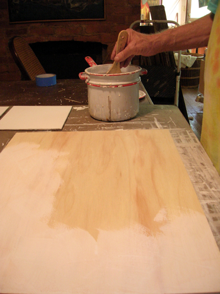 431x576 How To Make Your Own Clayboard Jim Yarbrough's Artblog - Painting On Clayboard
