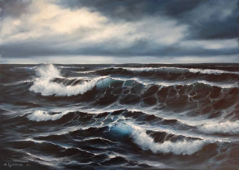 Painting On Dark Water at PaintingValley.com | Explore collection of ...