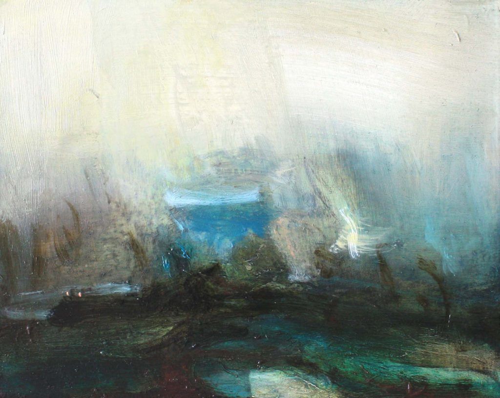 1024x814 Dark Water Oil On Panel 24cm X30cm Sold Oils Oil - Painting On Dark Water