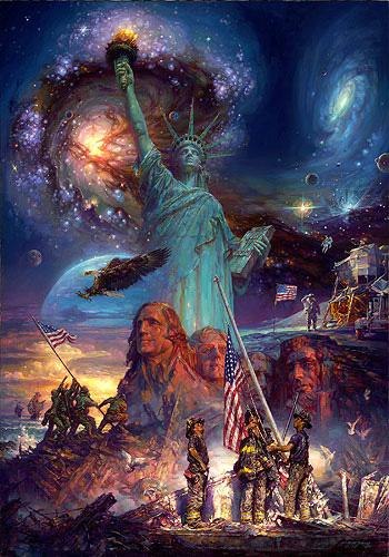 350x500 Cao Yong Freedom Painting Best Freedom Paintings For Sale - Painting On Freedom