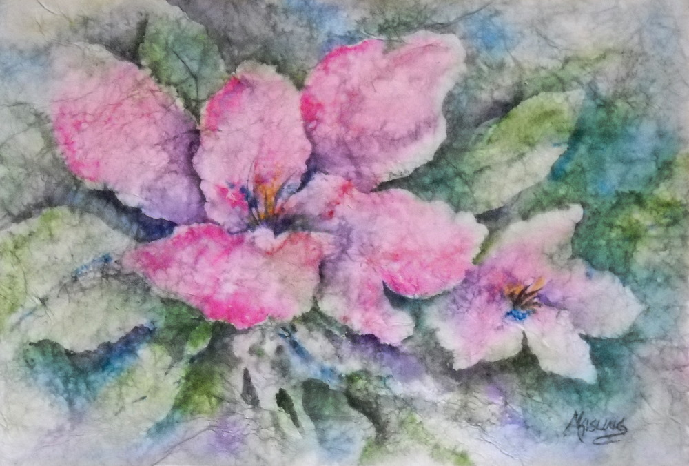 1000x676 Martha Kisling Art With Heart Spring Fancy - Painting On Masa Paper