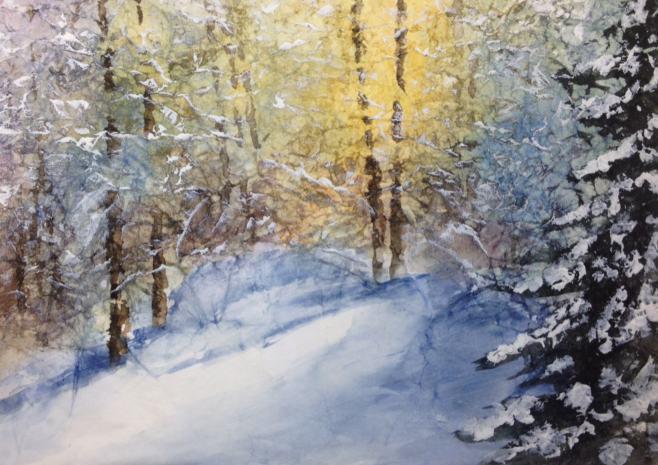 2172x1534 Masa Paper Saucy Noodle - Painting On Masa Paper