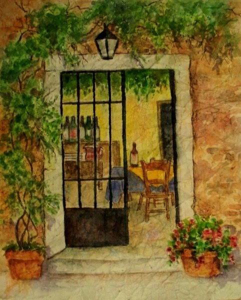 482x600 Watercolors By Joan - Painting On Masa Paper