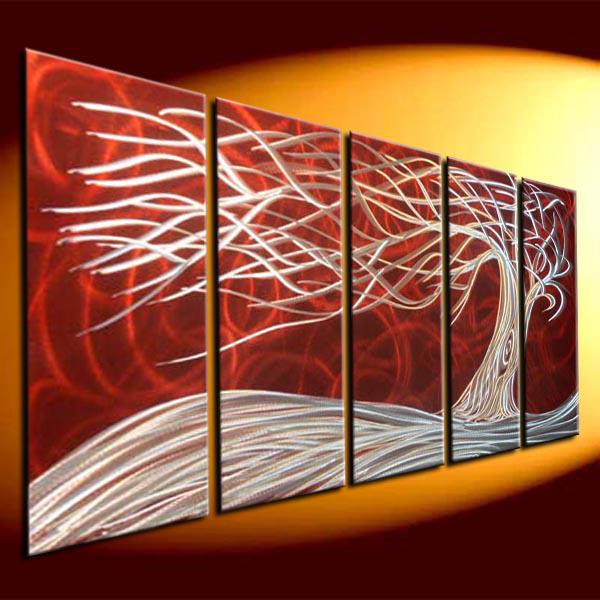 600x600 2018 Metal Art Modern Art Abstrtact Art Wall Oil Painting - Painting On Metal Canvas
