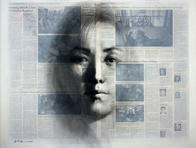 640x485 Painting About Art Amp Design Page 3 - Painting On Newspaper Canvas