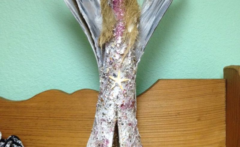 800x491 Paintings On Palm Bark Painting For Home - Painting On Palm Tree Bark