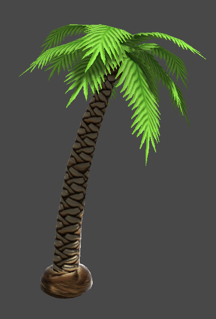 436x644 Palm Tree Crash Bandicoot Hd - Painting On Palm Tree Bark