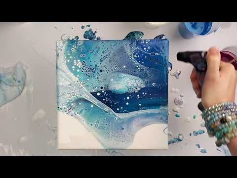 480x360 11) Dip On Parchment Paper With Acrylic Pour - Painting On Parchment Paper