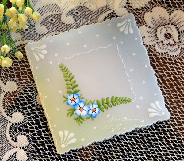 600x525 A Touch Of Grace - Painting On Parchment Paper