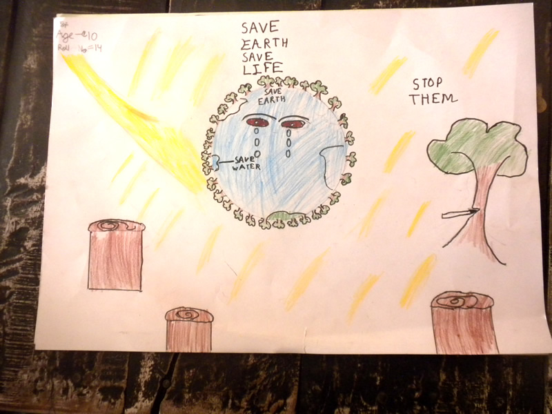 800x600 One Of The Posters Submiited By Participant Under Save Electricity - Painting On Save Electricity