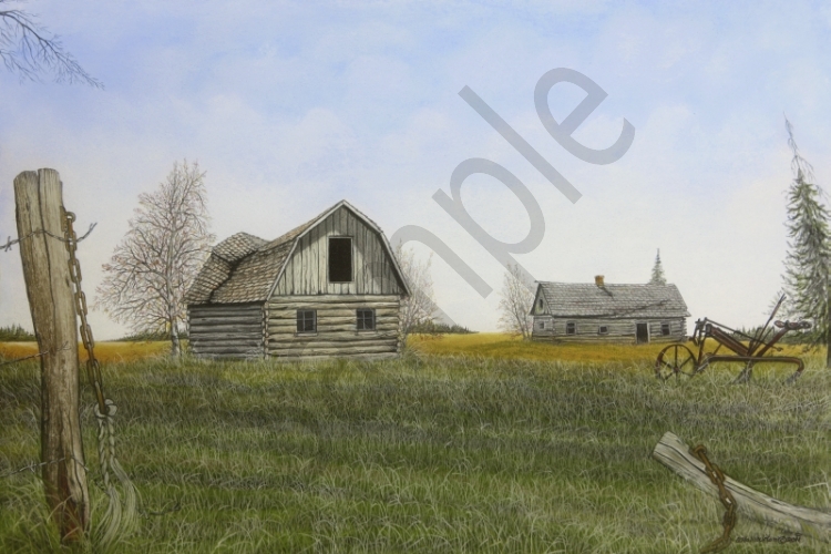 750x500 Allex Halliburton Pastel Gallery Prairie Scenes - Painting On The Prairies