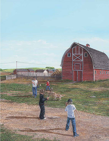 350x454 Heart Of The Prairies - Painting On The Prairies