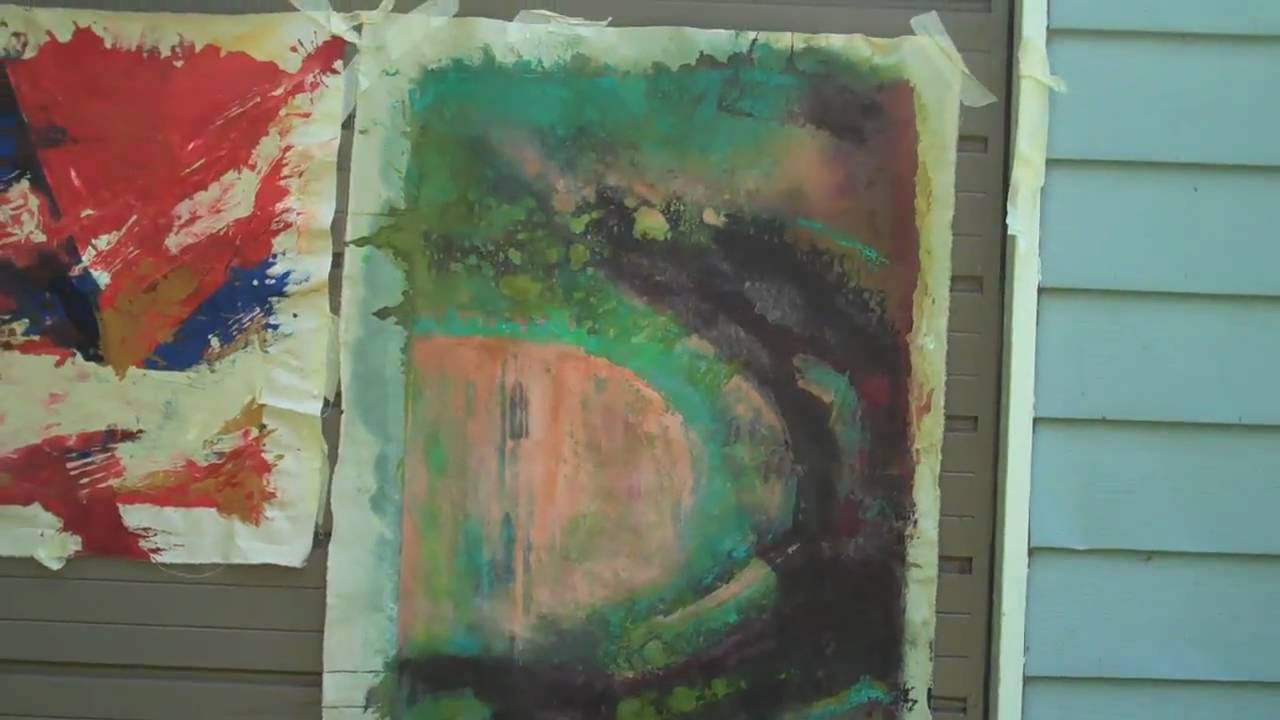 1280x720 Painting On Raw Unstretched Canvas - Painting On Unstretched Canvas
