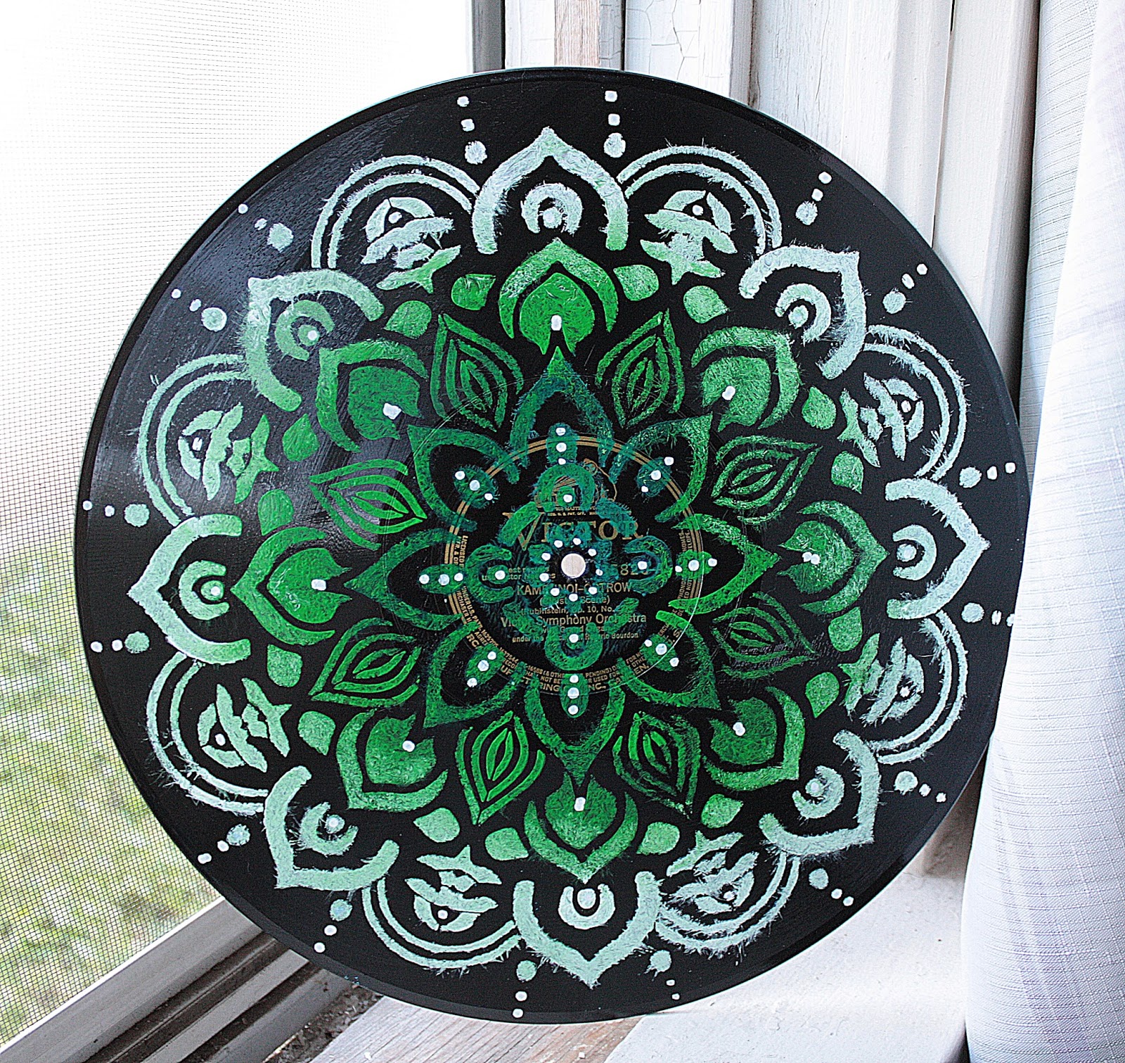 1600x1511 Panart Painted Vinyl Record Tutorial - Painting On Vinyl Records