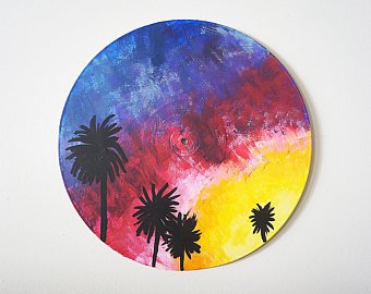 340x270 Record Painting Etsy - Painting On Vinyl Records